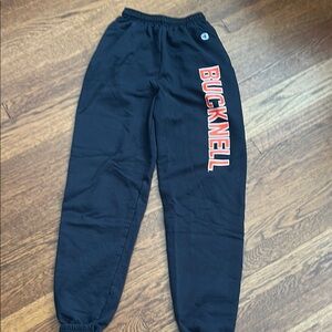 Bucknell champion Sweatpants - navy blue size medium